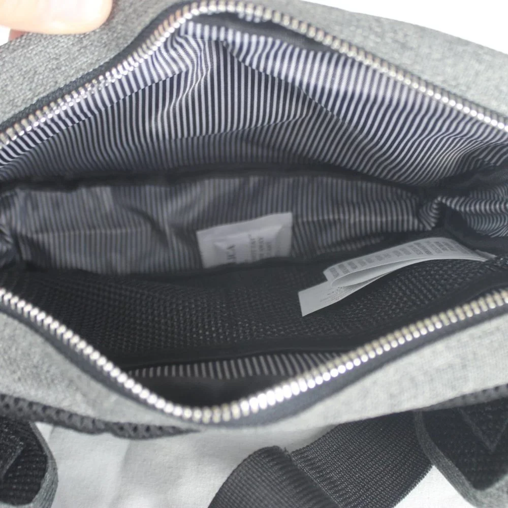 Ashbury by Spector & Co. Cross body Bag Duffle Travel Tote- Charcoal Gray New